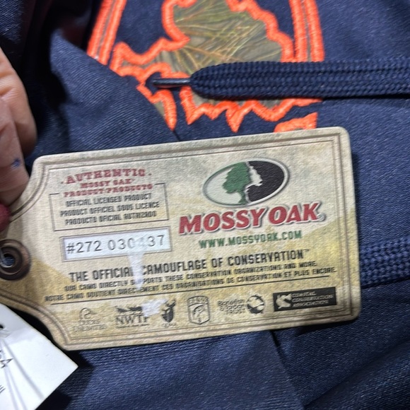 Mossy Oak Hoodie Midweight pullover embroidered logo,pouch pocket,fleece lined - Picture 12 of 12